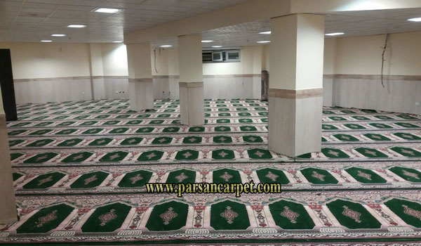 فرش سجاده ای سبز