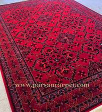 قیمت فرش 700 شانه طرح سنتی عشایر قرمز