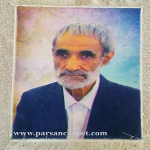 خرید آنلاین تابلو فرش چاپی عکس چهره