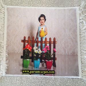 تابلو فرش سفارشی چهره ماشینی