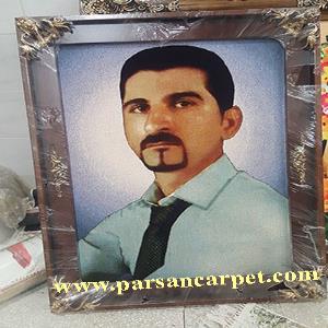 قیمت تابلو فرش چهره - خرید عکس تابلو فرش