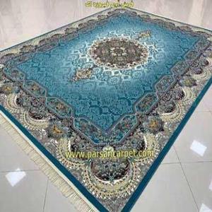 فرش 700 شانه فیروزه ای – فرش 6 متری 700 شانه