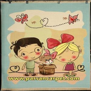 فرش عروسکی اتاق کودک چاپی سفارشی
