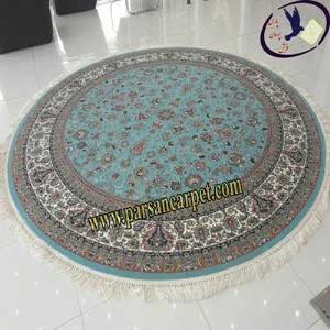 فرش دایره ای گرد بزرگ کاشان