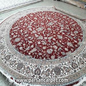 خرید آنلاین فرش گرد و هشت ضلعی کاشان