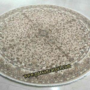 فرش گرد 1200 شانه افشان کاشان