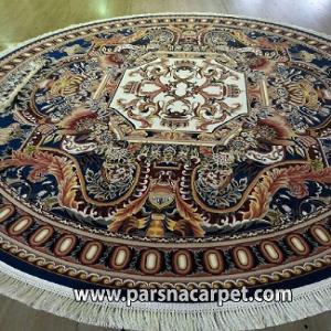 خرید فرش گرد و فرش بیضی کاشان