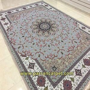 خرید آنلاین فرش گل برجسته 1200 شانه کاشان