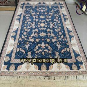 فرش 1200 شانه گل برجسته ابریشم گونه