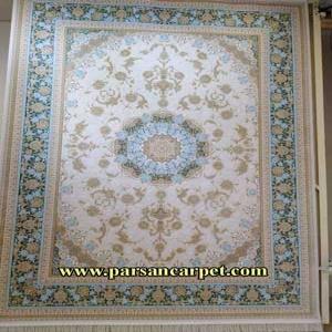 کارخانه فرش 1200 شانه کاشان – فرش گل برجسته