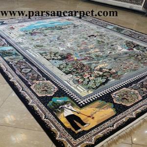 فروش آنلاین فرش 1200 شانه شکارگاه