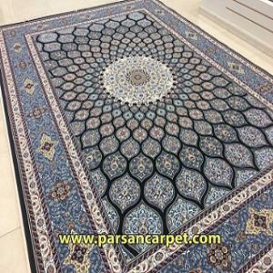 خرید آنلاین فرش 1200 شانه گل برجسته کاشان