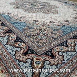 فرش 1200 شانه گل برجسته کاشان