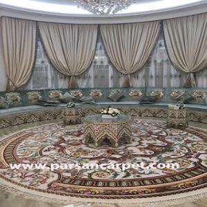 خرید اینترنتی فرش گرد سایز بزرگ