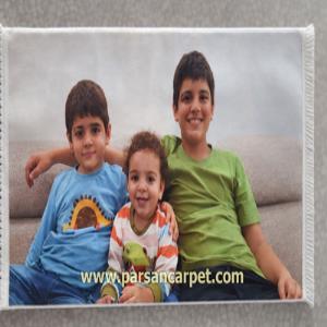 تابلو فرش چاپی سفارشی عکس چهره شخصی | قیمت تابلو فرش بافت چهره از تولیدی کاشان