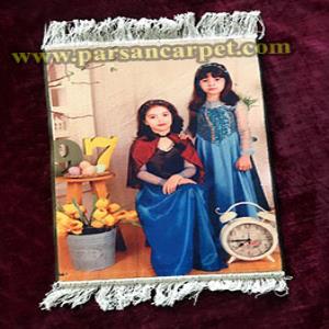 تابلو فرش عکس چهره عروس داماد