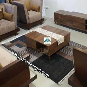فروش عمده گلیم فرش فریز هیت ست طرح گبه