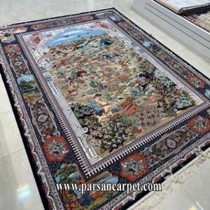 خرید فرش 1200 شانه جدید کاشان و اصفهان
