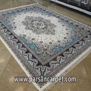 خرید فرش 1200 شانه گل برجسته کاشان