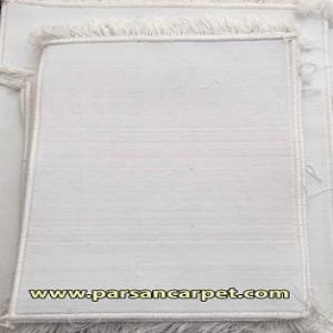 پخش مستقیم تابلو فرش سفید ساده باف