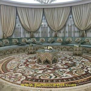 خرید آنلاین فرش گرد سایز بزرگ