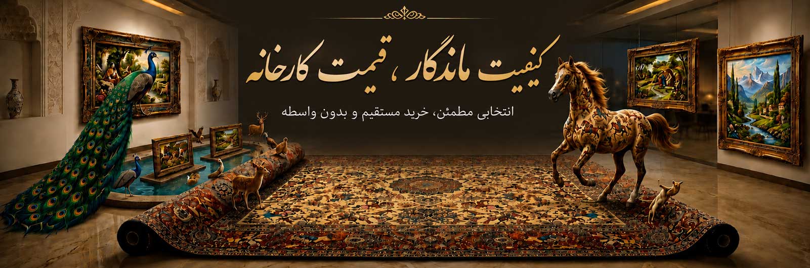 خرید مستقیم و بدون واسطه فرش از کارخانه