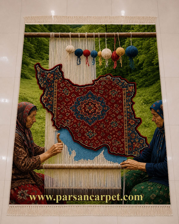 تابلو فرش ایرانی سنتی