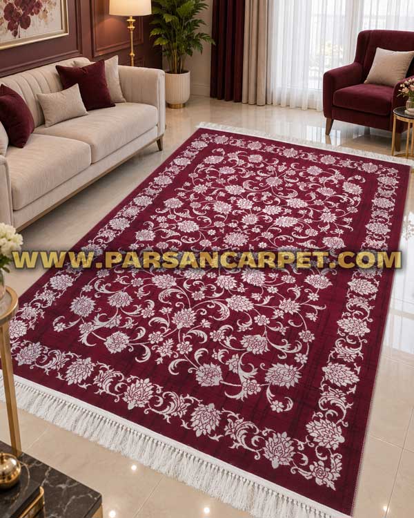فرش طرح 700 اکریلیک ارزان لاکی