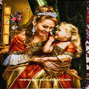 تبدیل عکس به تابلو فرش دستباف چهره با کیفیت با پشم مرینوس درجه یک