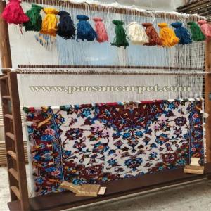 سفارش تابلو فرش سنتی روی دار قالی کد 282