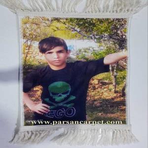 خرید اینترنتی تابلو فرش چاپی عکس  خودتان کد 664