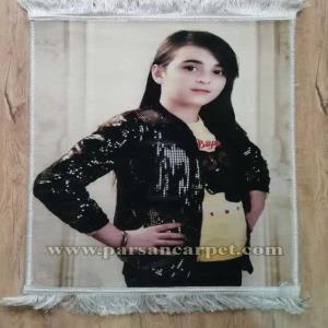 تبدیل عکس به تابلو فرش چهره شخصی کد 312 | یادگاری خاص