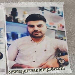 خرید تابلو فرش ماشینی چهره سفارشی کد 333