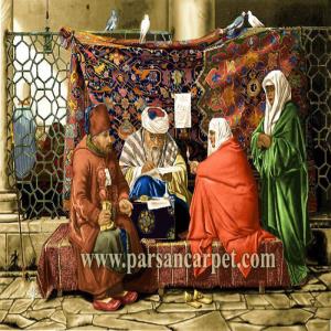 سایت تابلو فرش چاپی سفارشی طرح دعا نویس 