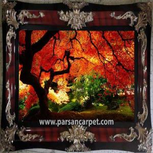 تابلو فرش چاپی طرح منظره کد 238