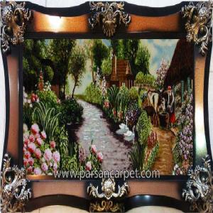 تابلو فرش چاپی طرح منظره کد 218
