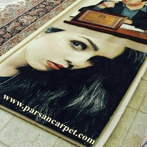 تبدیل عکس به تابلو فرش ماشینی چهره کد 107