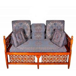 فروش ست پشتی شاه‌نشین سنتی | خرید اینترنتی پشتی خلیجی