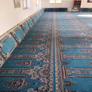 قیمت روز فرش محرابی مسجدی همراه با پشتی ست | کارخانه سجاده فرش
