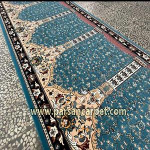 خرید عمده سجاده فرش آبی 700 شانه محرابی