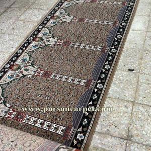 فرش سجاده‌ای 700 شانه اکریلیک نسکافه ای مخصوص مسجد و حسینیه
