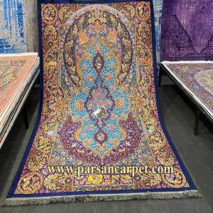 فروش عمده فرشینه با نمد 1000 و پارچه شنل | کلکسیون ابریشم قم