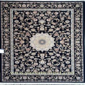 فروش آنلاین فرش 1200 شانه طرح افشان قجری کاشان