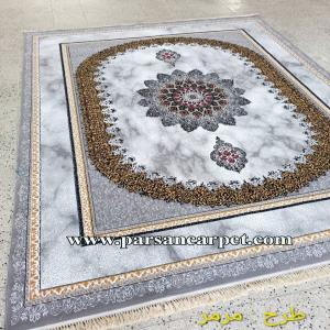 فروش عمده فرش ماشینی بی سی اف ارزان طرح مرمر