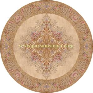 فرش گرد سایز بزرگ اکریلیک 1200 شانه چاپی