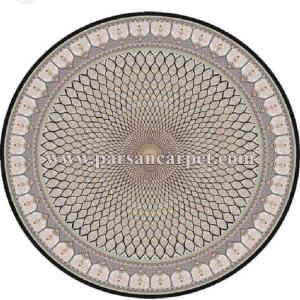 سایت خرید فرش دایره ای سایز بزرگ طرح گنبدی