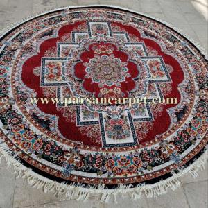قیمت فرش گرد فرش 700 شانه طرح ناردون