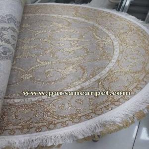 سفارش فرش گرد 1200 شانه مدل افشان اسلیمی
