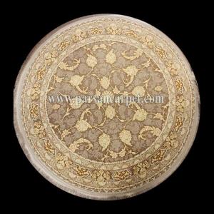 فرش گرد قطر یک متر 1200 شانه افشان لایت