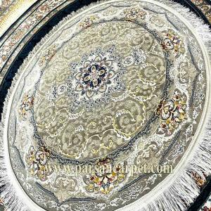 قیمت فرش دایره ای شکل نسکافه ای زیبا